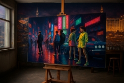 Œuvre d'art moderne Citygroup