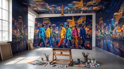 Œuvre d'art moderne Citygroup