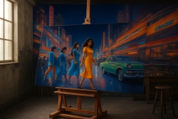 Œuvre d'art moderne Citygroup