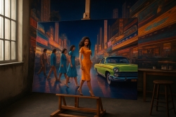 Œuvre d'art moderne Citygroup