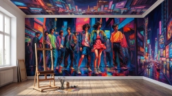 Œuvre d'art moderne Citygroup