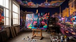 Œuvre d'art moderne Citygroup