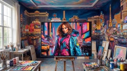 Œuvre d'art moderne Citygroup