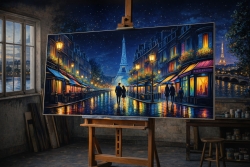 Œuvre d'art moderne Paris