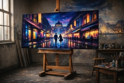 Œuvre d'art moderne Paris