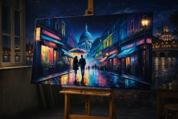 Œuvre d'art moderne Paris