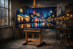 Œuvre d'art moderne Paris