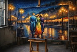 Œuvre d'art moderne Paris