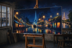 Œuvre d'art moderne Paris