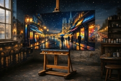 Œuvre d'art moderne Paris