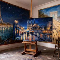 Œuvre d'art moderne Paris