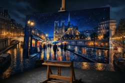 Œuvre d'art moderne Paris