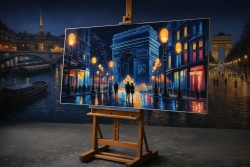 Œuvre d'art moderne Paris