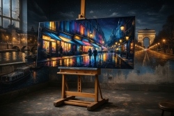 Œuvre d'art moderne Paris