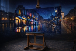 Œuvre d'art moderne Paris