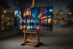 Œuvre d'art moderne Paris