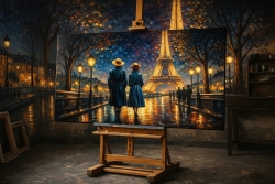 Œuvre d'art moderne Paris