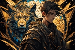 Œuvre d'art moderne Warriormonk