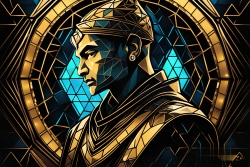 Œuvre d'art moderne Warriormonk