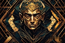 Œuvre d'art moderne Warriormonk