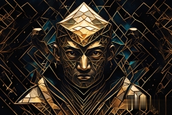 Œuvre d'art moderne Warriormonk