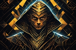 Œuvre d'art moderne Warriormonk