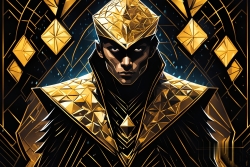 Œuvre d'art moderne Warriormonk