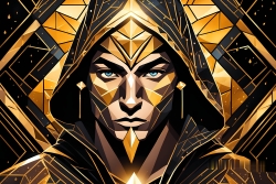 Œuvre d'art moderne Warriormonk