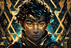 Œuvre d'art moderne Warriormonk