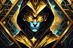 Œuvre d'art moderne Warriormonk