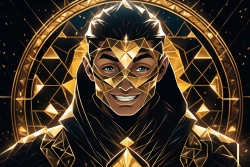 Œuvre d'art moderne Warriormonk