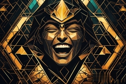 Œuvre d'art moderne Warriormonk